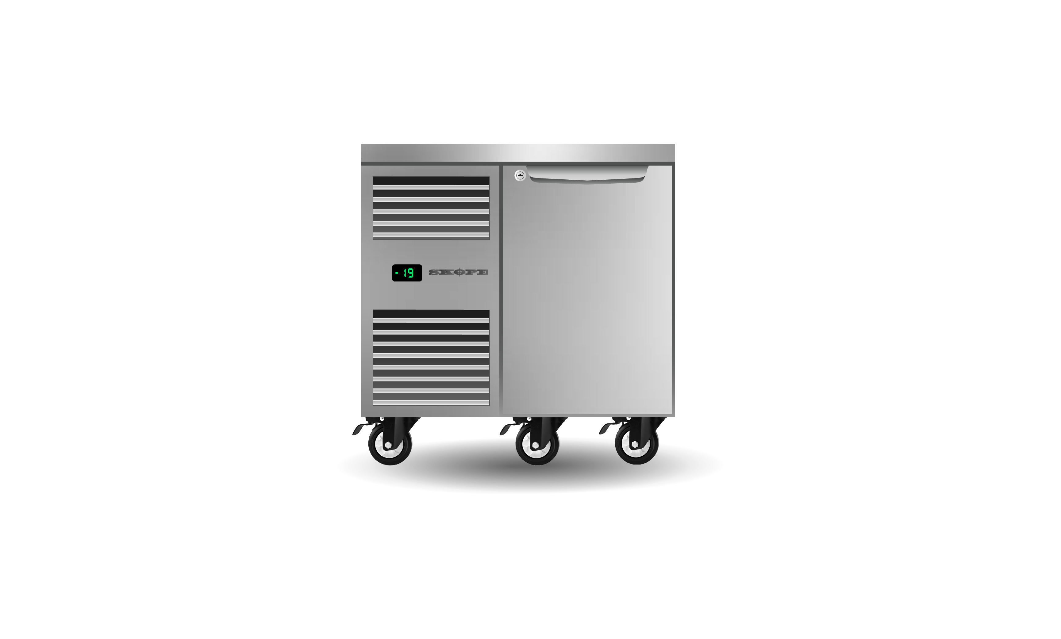 Similar item to Skope PG400HF-2 Pegasus Pg400Hf 2 Door Counter Freezer - 1779 x 680 x 716mm