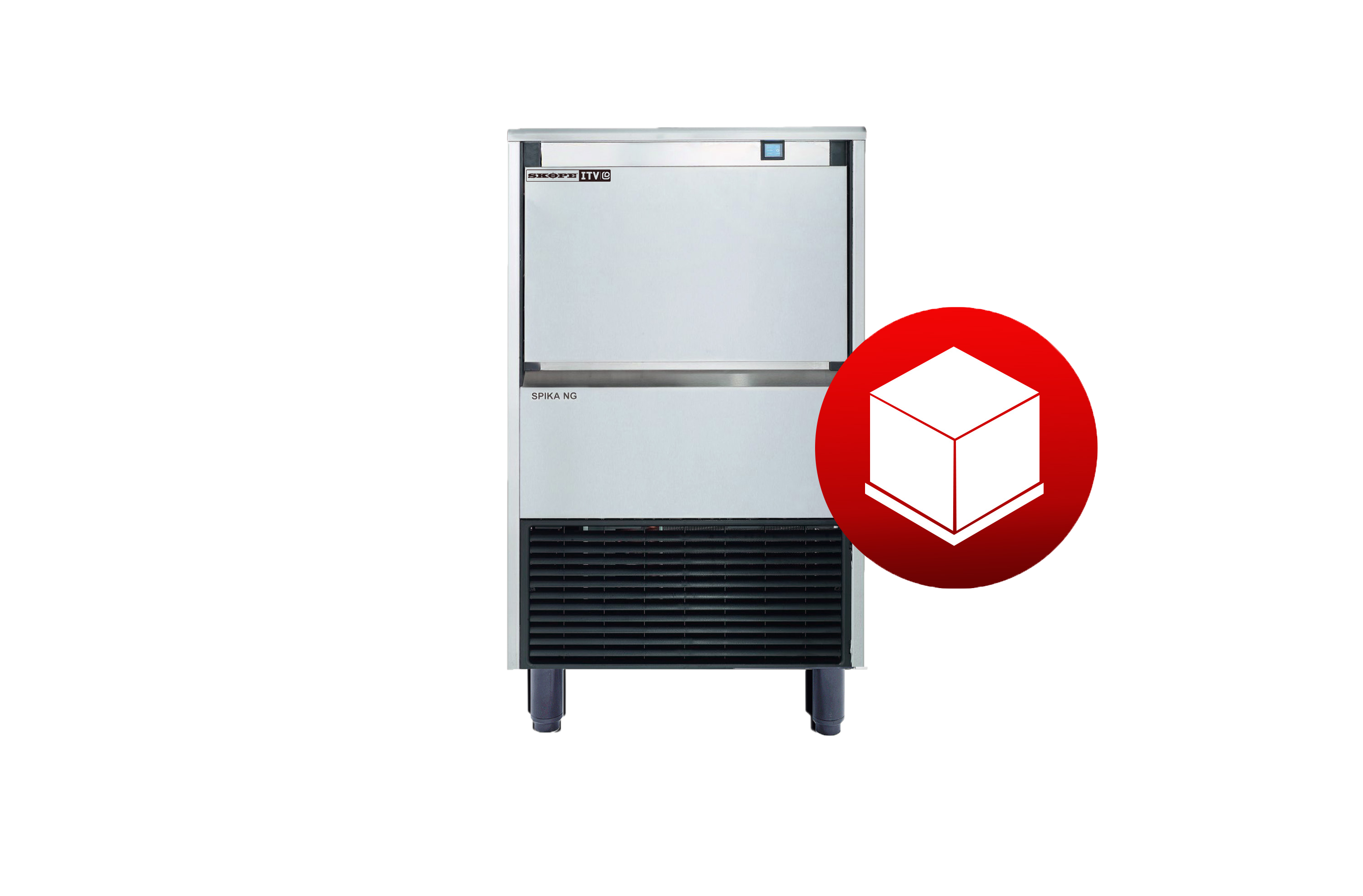 Skope SPIKA NG70A FD DP SPIKA NG70 A Full Dice Self-Contained Drain Pump Ice Cube Maker R290